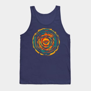 Abstract circular Tank Top